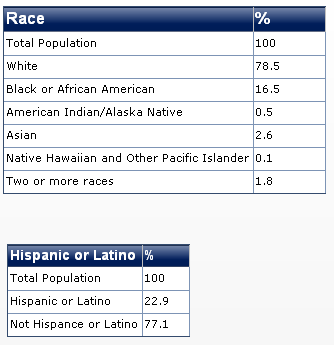 2011 florida race diversity