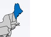 Maine state map