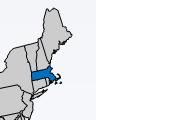 Massachusetts state map
