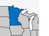 Minnesota 2012 Presidential Election Results state map
