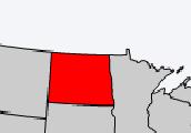 North Dakota 2012 Presidential Election Results state map